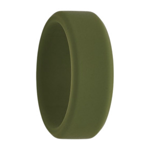 Khaki silicone rings for men
