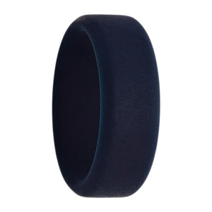 Performance 8mm Flat Navy Silicone Ring