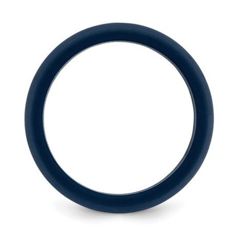Navy silicone wedding bands for men