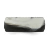 black silicone rings with white marbled finish