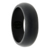 black thin silicone ring