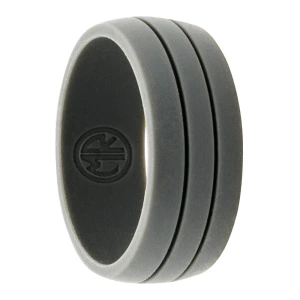 Dark Grey Silicone Ring