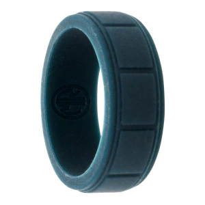 Navy Silicone Ring