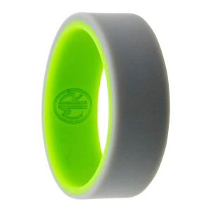 Grey Green Silicone Ring