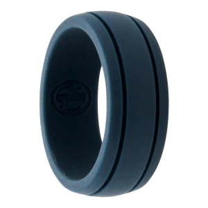 Navy Silicone Ring