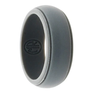 Dark Grey Silicone Ring