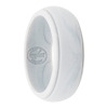 white grooved silicone ring