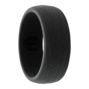 Black Woodgrain Silicone Ring
