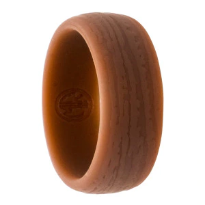 Brown Woodgrain Silicone Ring