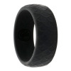 black snake silicone ring