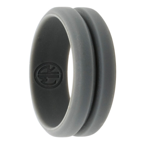 grey silicone ring