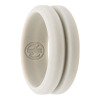 white silicone ring