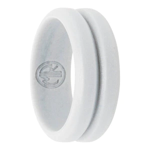 Silver Silicone Ring