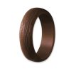 Brown Unisex Silicone Rings Australia