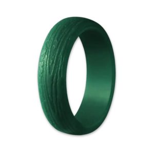 Forest Green Unisex Silicone Rings Australia