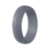 Grey Unisex Silicone Rings Australia