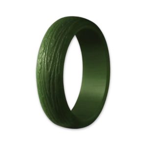Olive Green Unisex Silicone Rings Australia