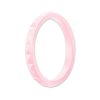 Light Pink Stackable Silicone Rings Australia