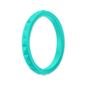 Turquoise Stackable Silicone Rings Australia