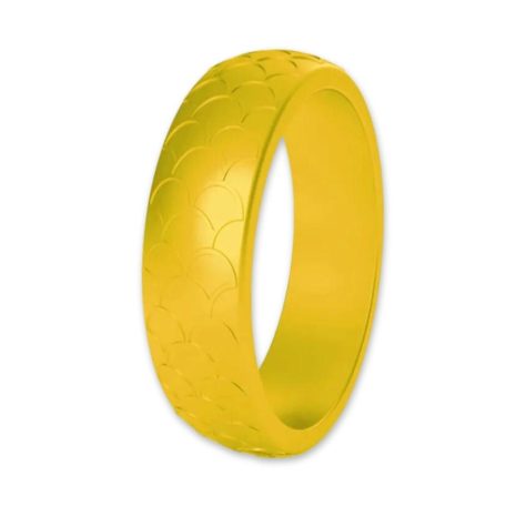 Uroko 6mm Topaz Yellow Silicone Ring Topaz Yellow Silicone Rings Australia