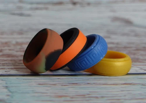 Colourful Silicone Rings