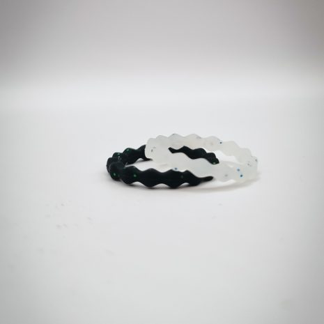Bubble Thin Supernova stackable silicone ring lifestyle image