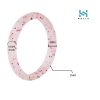 Supernova 3mm glitter dome stackable silicone rings