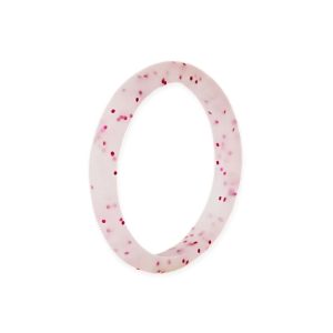 Purple Glitter Womens Silicone Rings Stackable