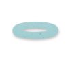 Aqua Blue Glitter Womens Silicone Rings Stackable