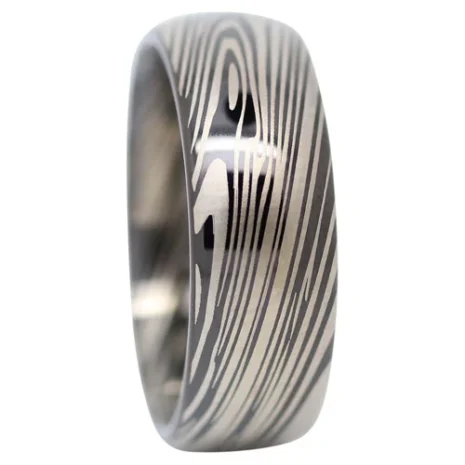 Unique “Nebula” 8mm Tungsten Ring