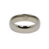 Polished Titanium Mens Ring