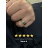 Mens Custom Titanium Wedding Band
