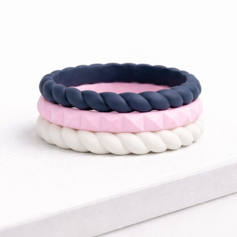 Balance Pack | Set of 3 Stackable Silicone Rings - Helix Rings