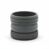 3 pack of mens grey rings
