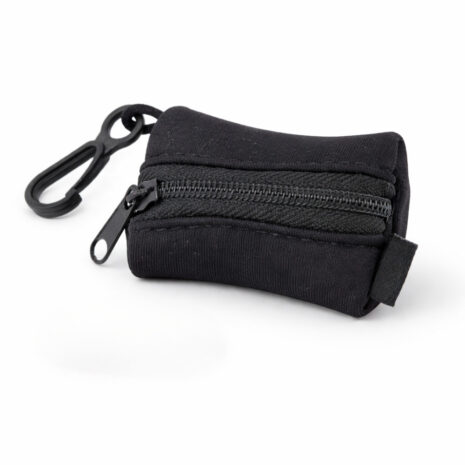Neoprene Ring Clip On Pouch with Zip