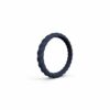 navy silicone stackable ring for women