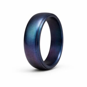 8.7mm Chameleon Ocean Men's Silicone Ring for Helix