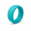 Neon 6mm Aqua Unisex Silicone Ring for Helix