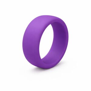 Neon 6mm Purple Unisex Silicone Ring for Helix