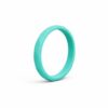 Prism Thin Aqua Stackable Women's Silicone Ring