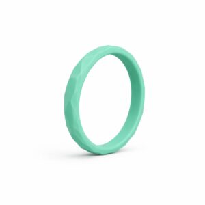 Prism Thin Mint Stackable Women's Silicone Ring