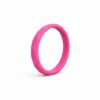 Prism Thin Pink Stackable Women's Silicone Ring