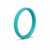 Tetra Thin Aqua Women's Silicone Ring