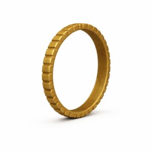 Tetra Thin Gold Women's Silicone Ring