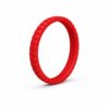 Tetra Thin Red Women's Silicone Ring