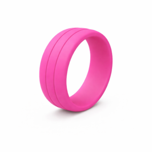 Urban 8mm Pink Silicone Ring