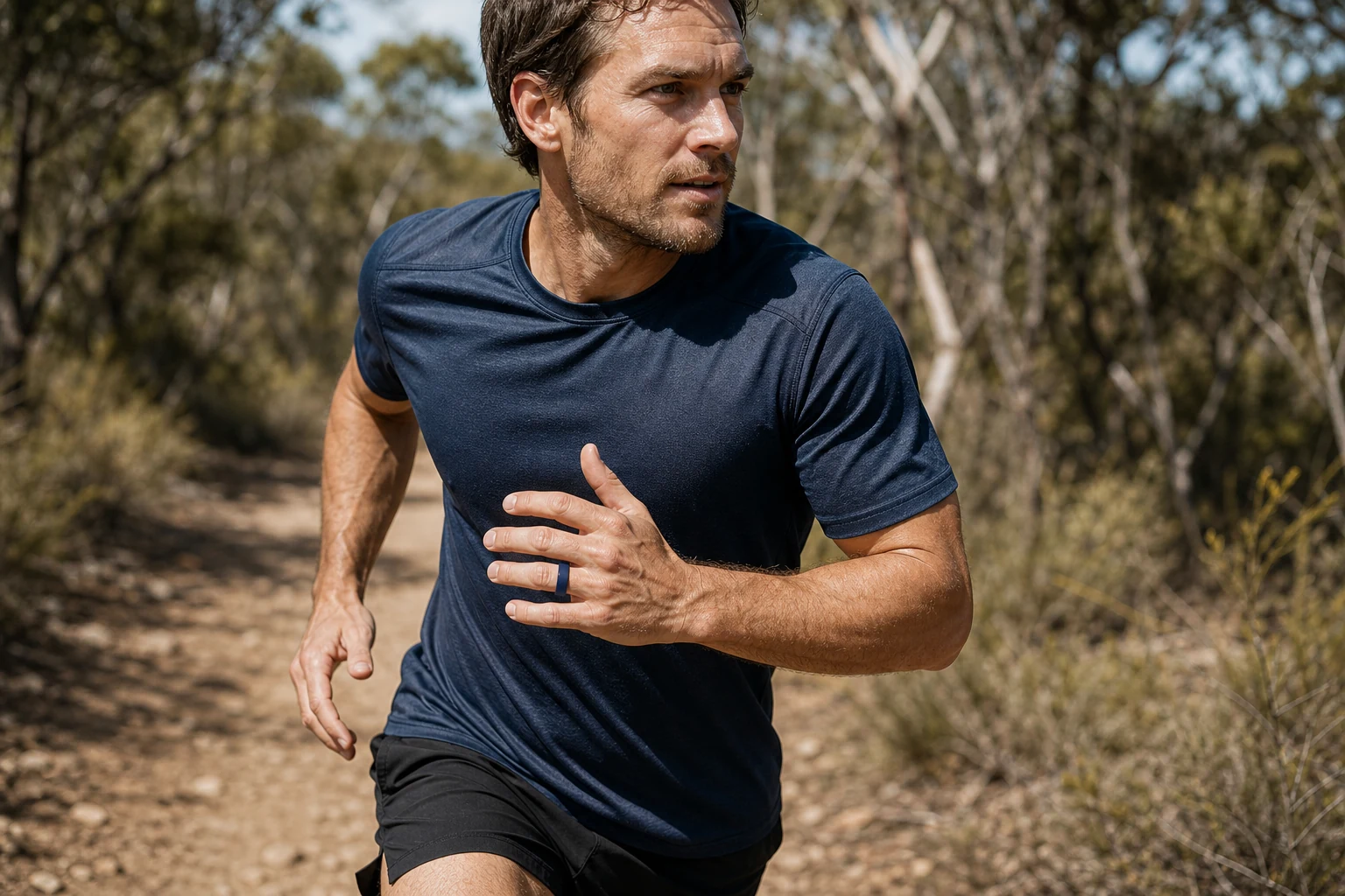 Are Silicone Rings Good for Running and Endurance Training? — Helix silicone ring lifestyle image.